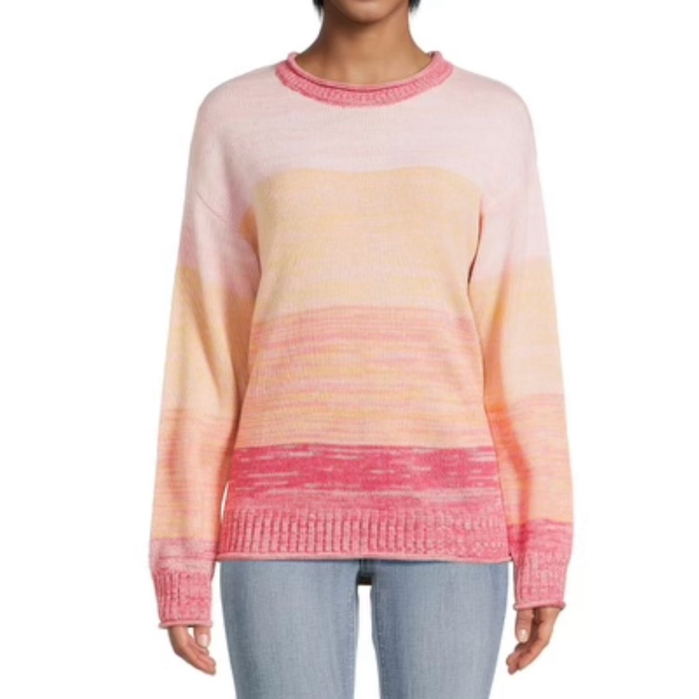 Time and Tru Women’s Roll Neck Pullover Sweater,Midweight,Size XS